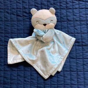 Modern Moments by Gerber Baby Blue Raccoon Lovey Security Blanket